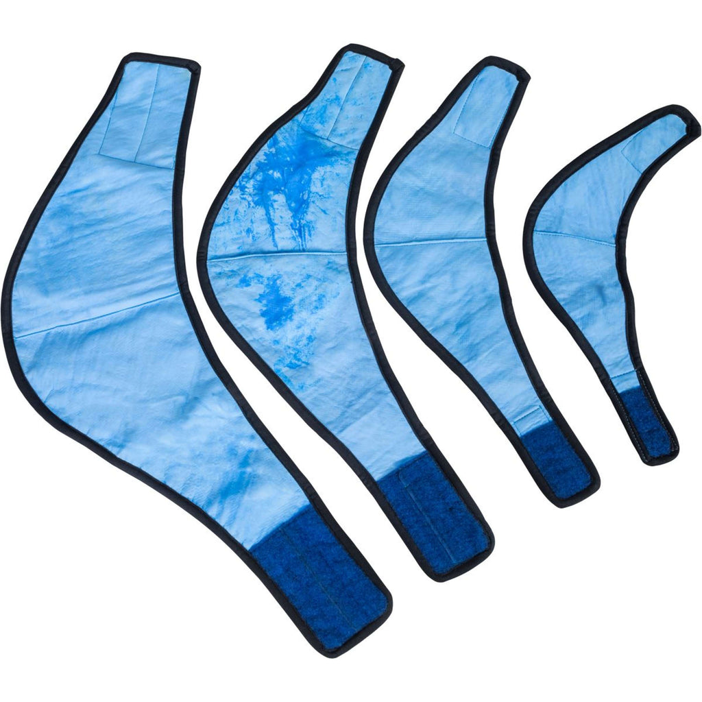 Back on Track Cooling Bandana Blauw