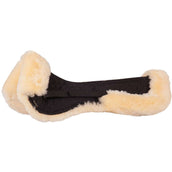 BR Zadelonderlegger Sheepskin Kussens Zwart/Naturel