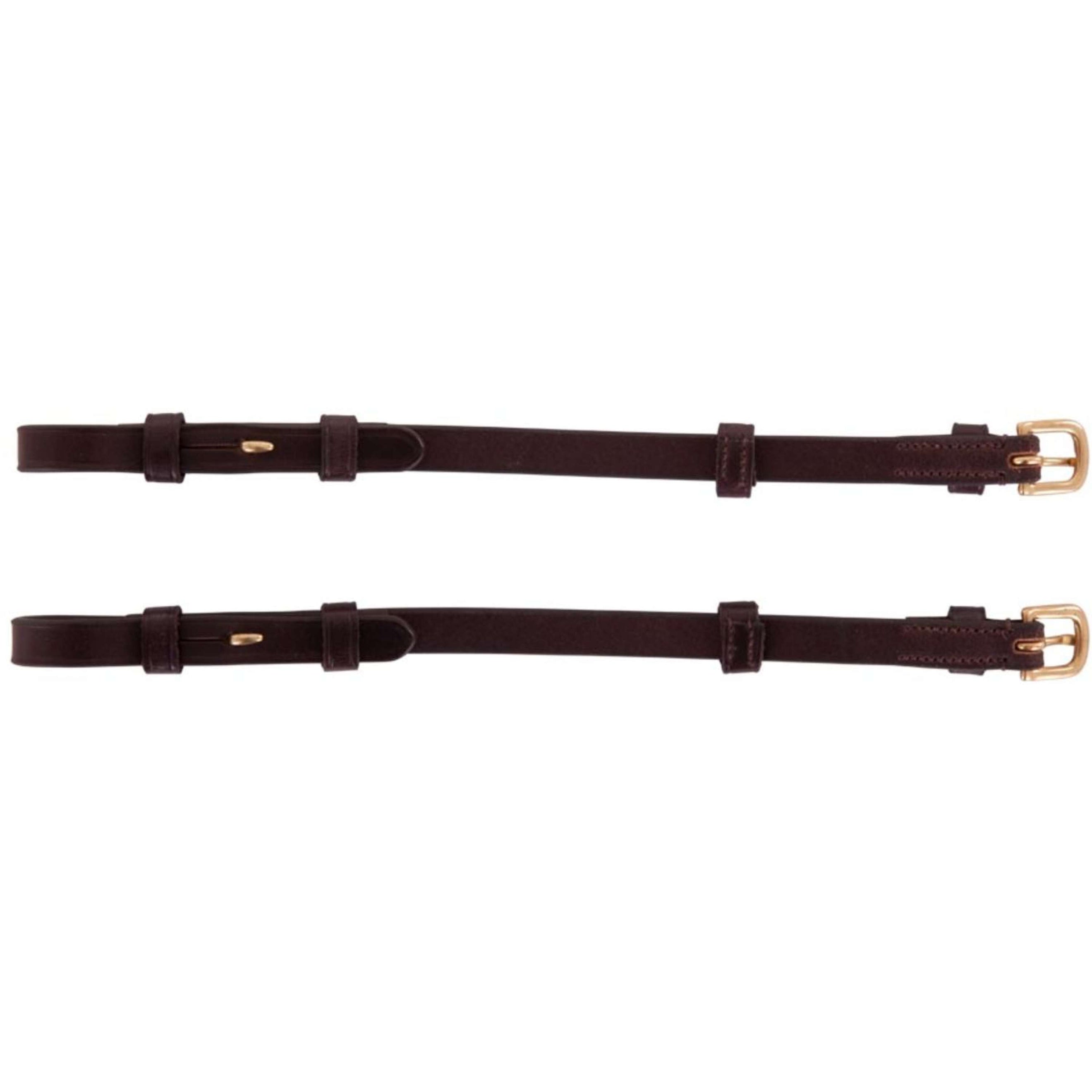 BR Bakstukken Blind en Ronde Gesp per Paar Bruin/Goud BR Bakstukken Blind en Ronde Gesp per Paar Bruin/Goud