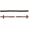 BR Teugel Linnen 19mm Ronde Gespen Tobacco/Koper