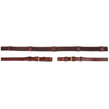 BR Teugel Linnen 19mm Ronde Gespen Tobacco/Goud