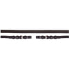Premiere Teugel Rubber 13mm met Gespsluiting Zwart