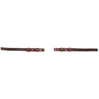 BR Teugel Dressuur Leer/Rubber Stops 16mm Oak/Zilver