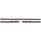BR Teugel Dressuur Leer Dicht 13mm Blind Bruin/Zilver