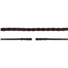 BR Teugels Hunter Gevlochten Fancy Bruin/Zilver
