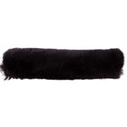 BR Neusriemhoes Schapenvacht met Klittenband 28cm Zwart