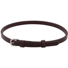 BR Sperriem met Ronde Gesp Bruin/Zilver