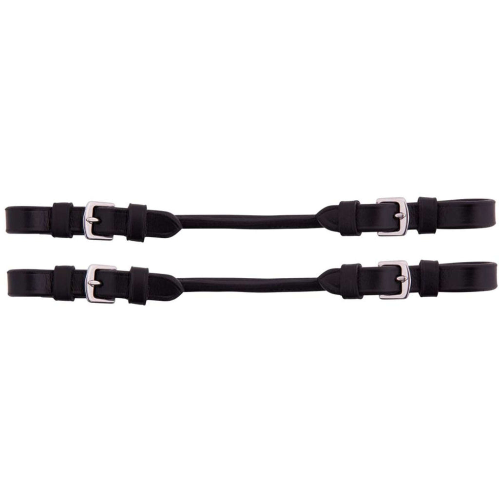 Premiere Pelhamriemen/Pelham Straps Rondgenaaid Zwart