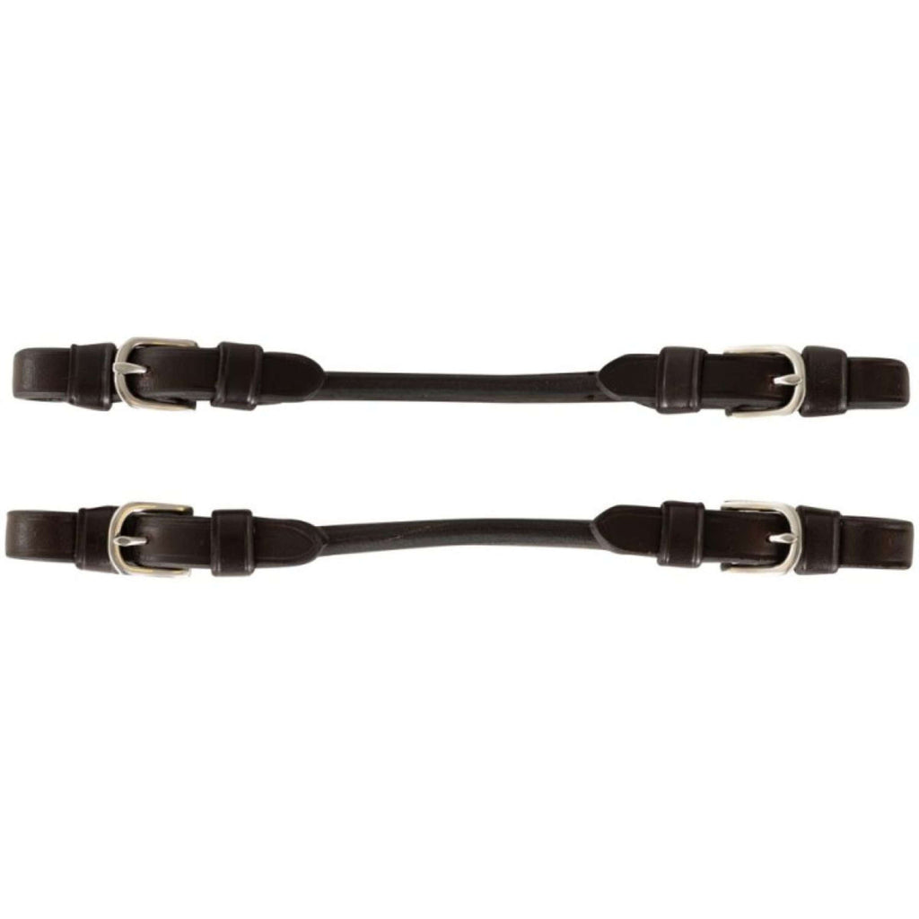 BR Pelhamriemen/Pelham Straps Horwich Bruin/Zilver