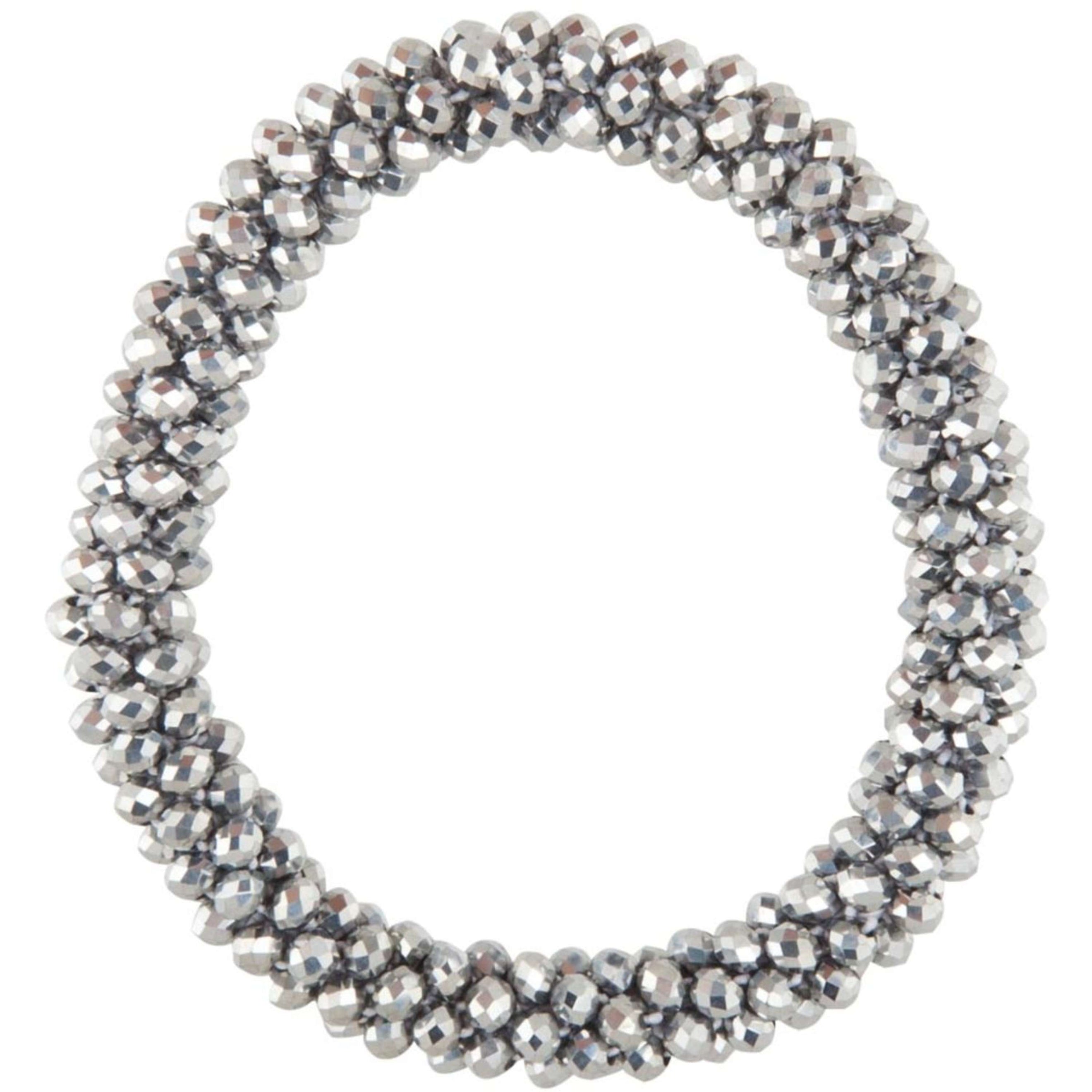 BR Haarelastiek Kiki Crystal Zilver BR Haarelastiek Kiki Crystal Zilver