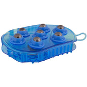 Premiere Massageborstel RVS Rollers Blauw