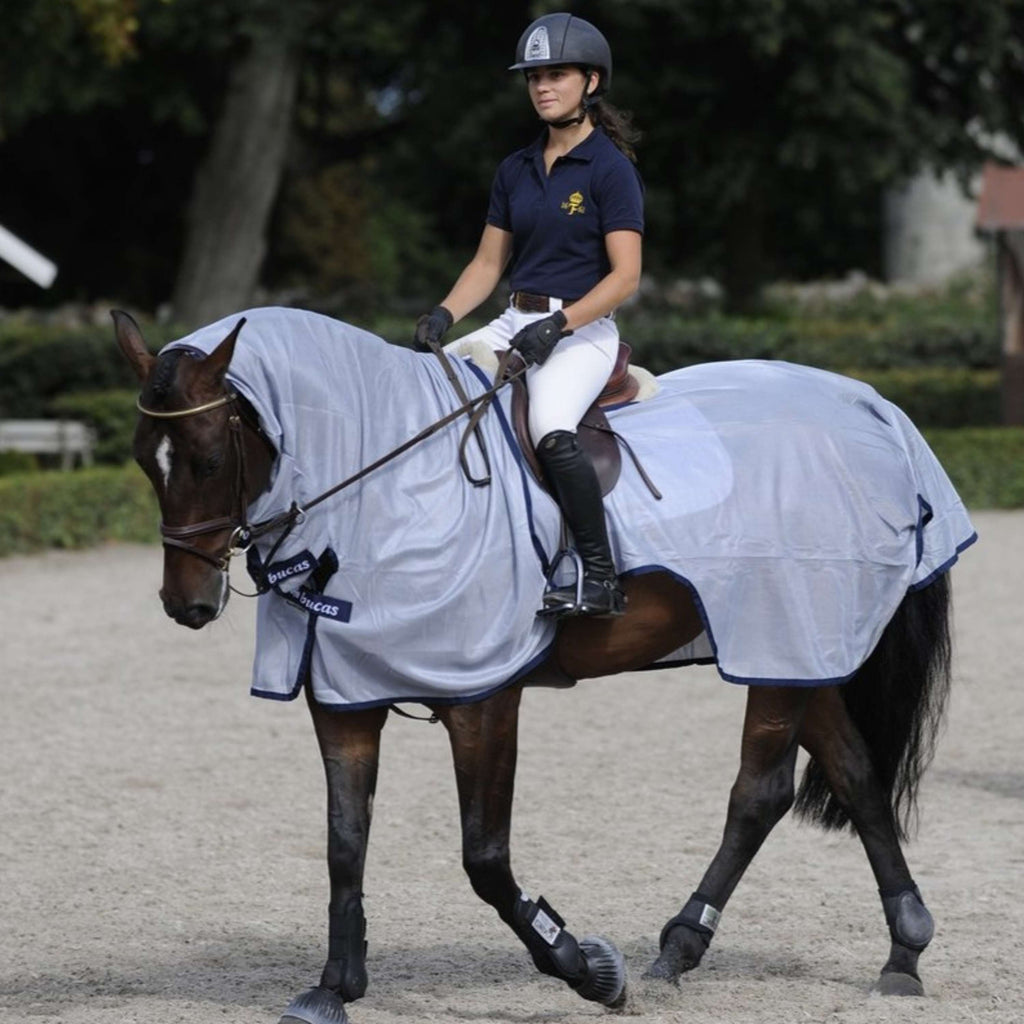 Bucas Vliegendeken Buzz-Off Riding Blue