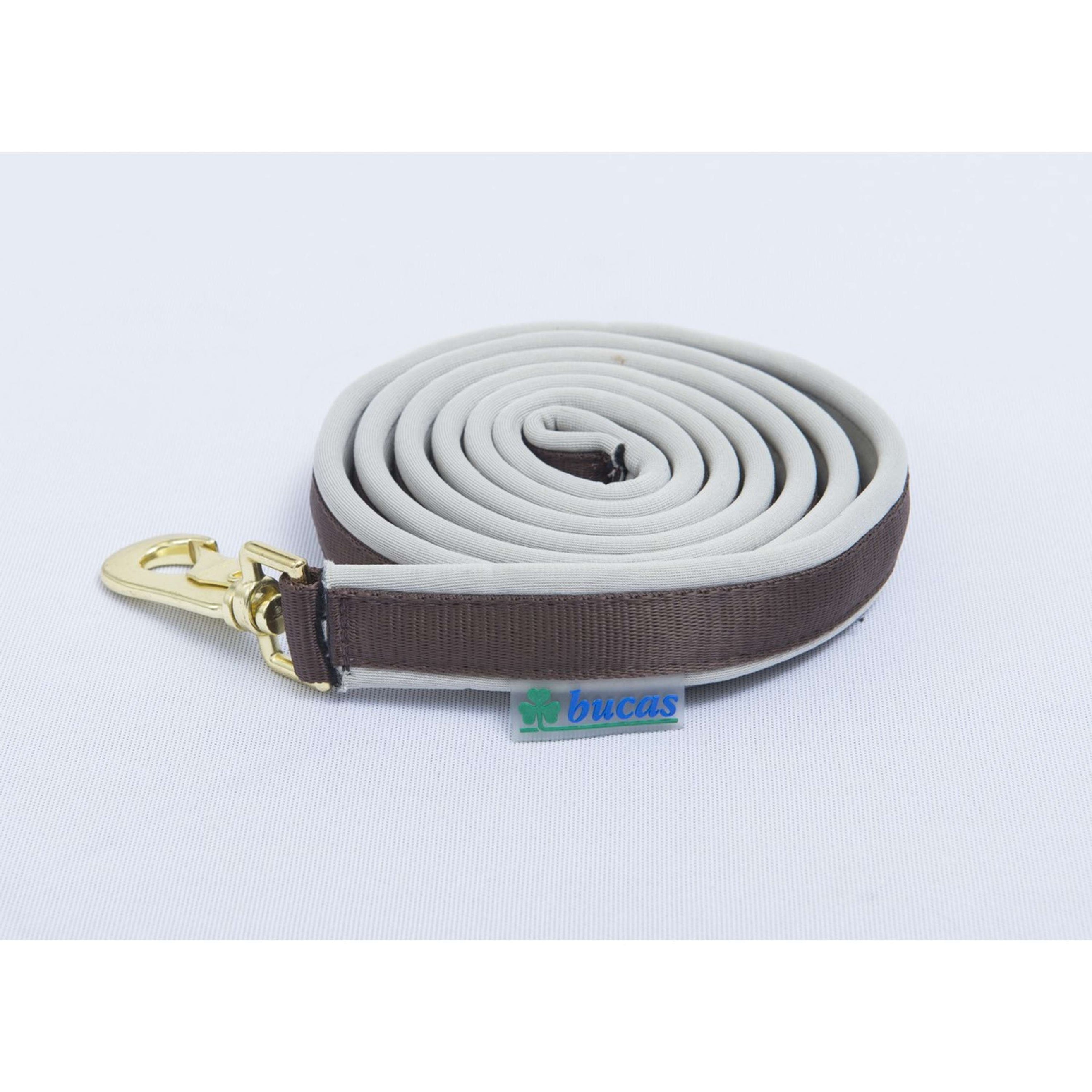 Bucas Lead Rein Dublin Padded Brown Bucas Lead Rein Dublin Padded Brown