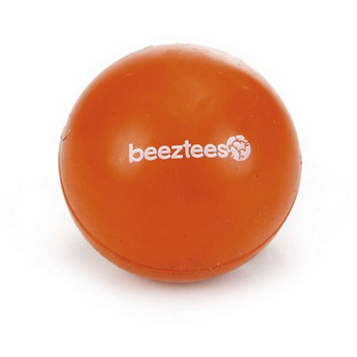 Beeztees Rubber Bal Massief Oranje