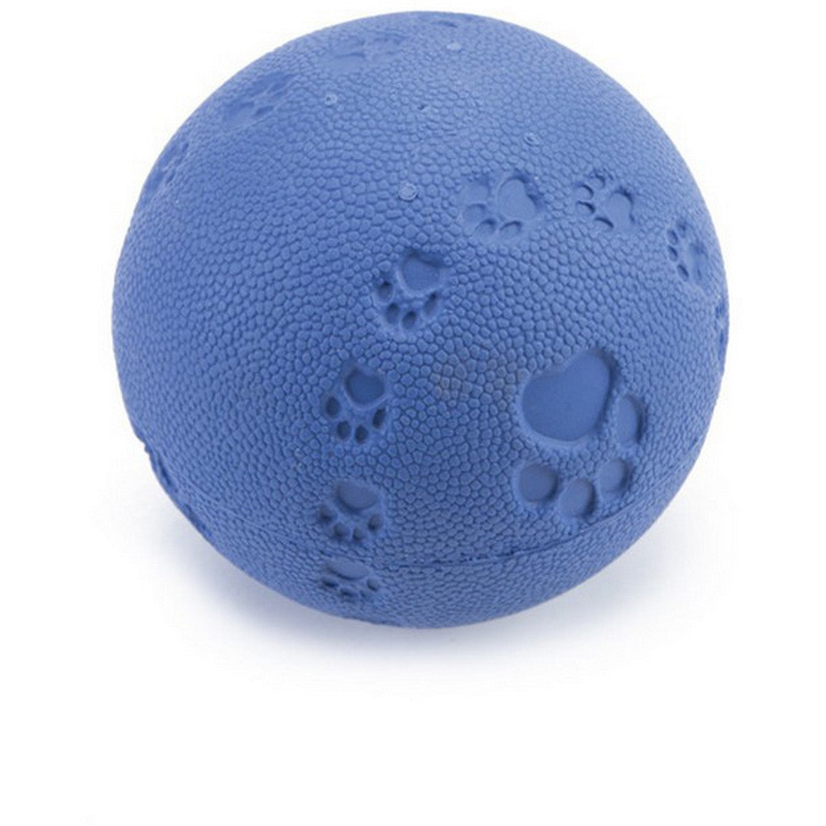 Beeztees Rubber Bal + Pieper Blauw