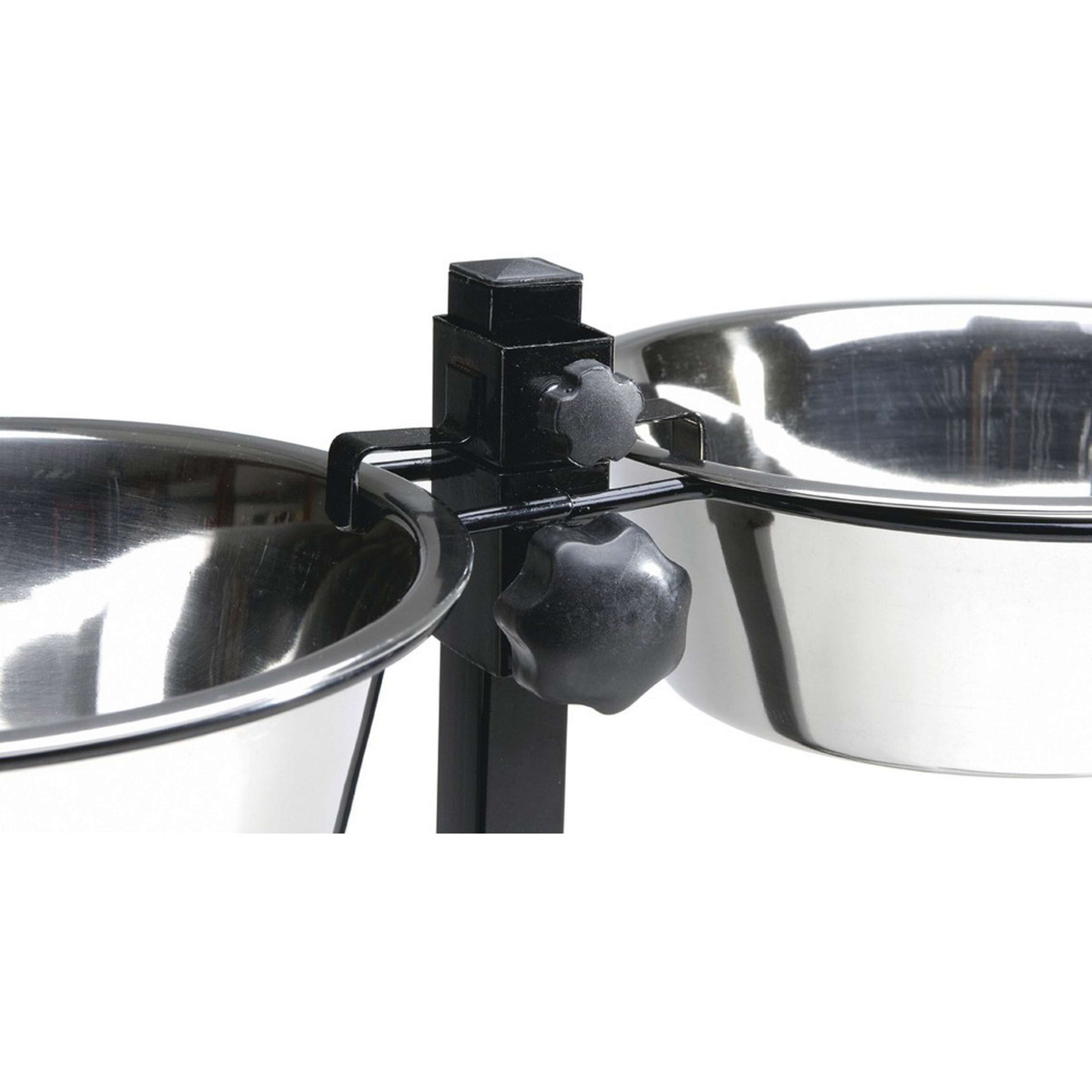 Beeztees Hondenstand 2 Rvs Bakken Zwart Beeztees Hondenstand 2 Rvs Bakken Zwart