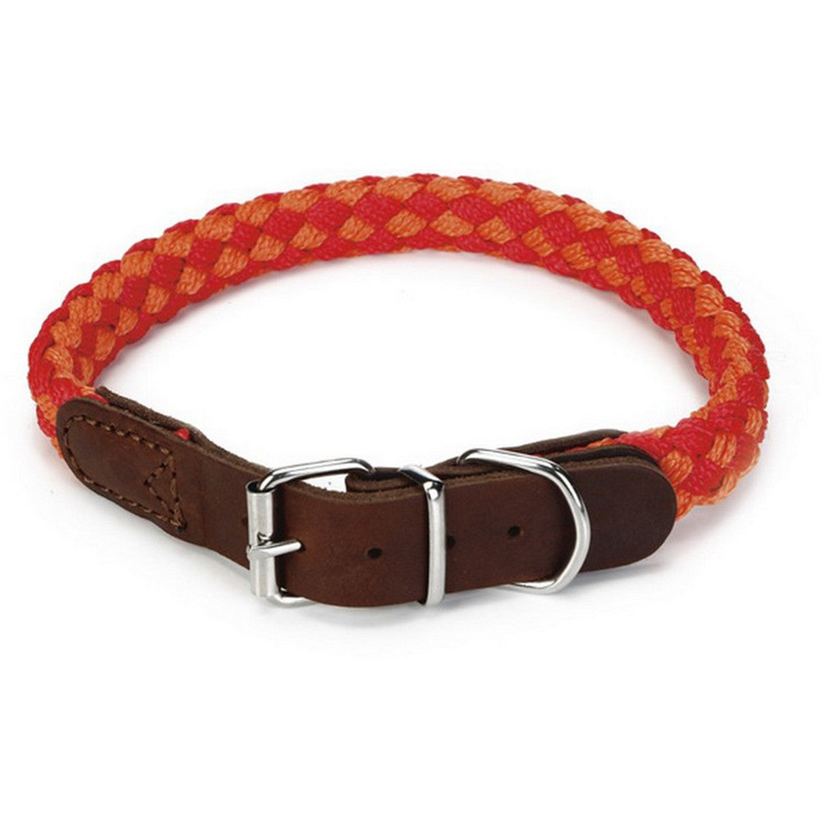 Beeztees Nylon Halsband Korda Rood Oranje