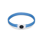 Beeztees Hondenhalsband Safety Gear Glowy Blauw