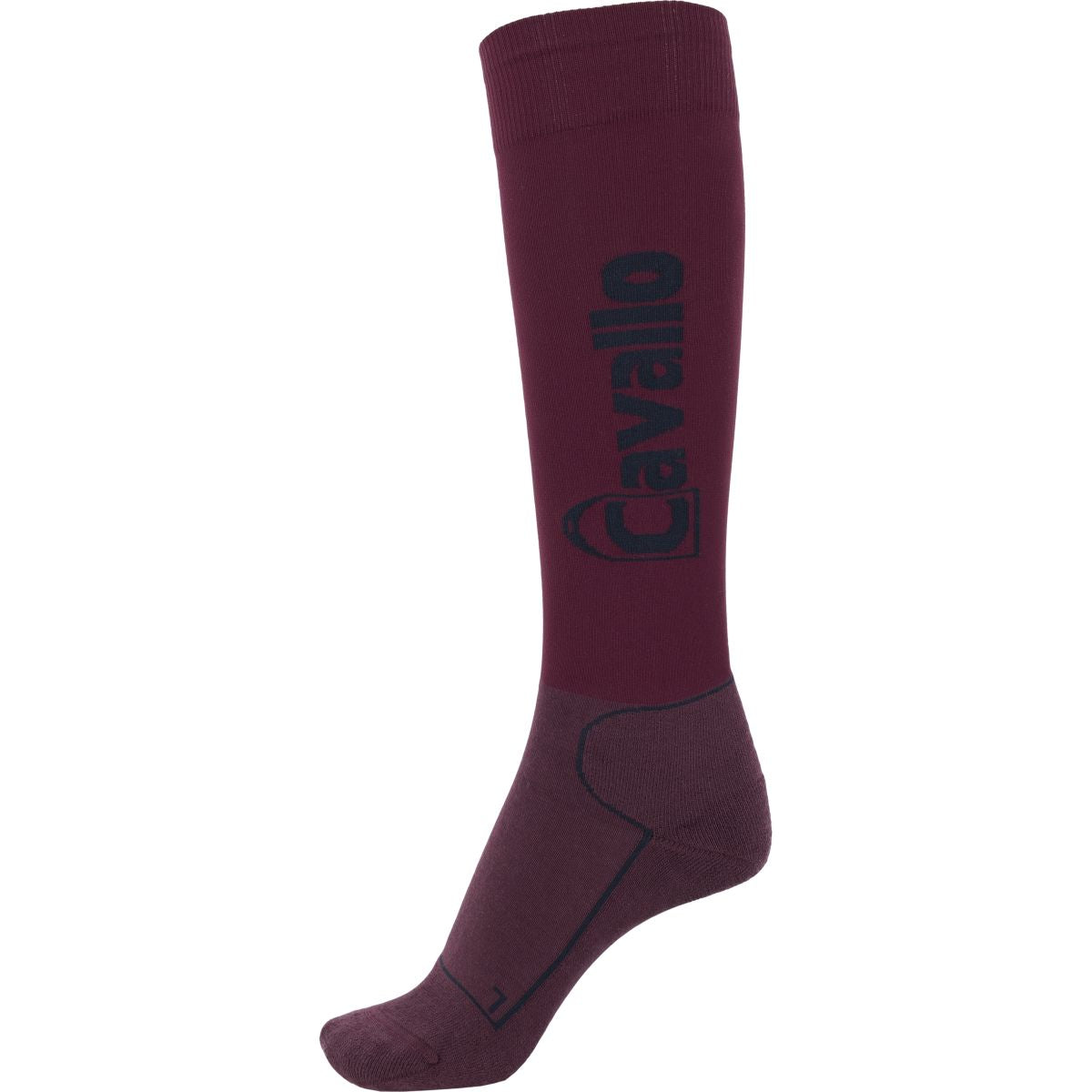 Cavallo Sokken CavalSimo Red Wine/Dark Blue