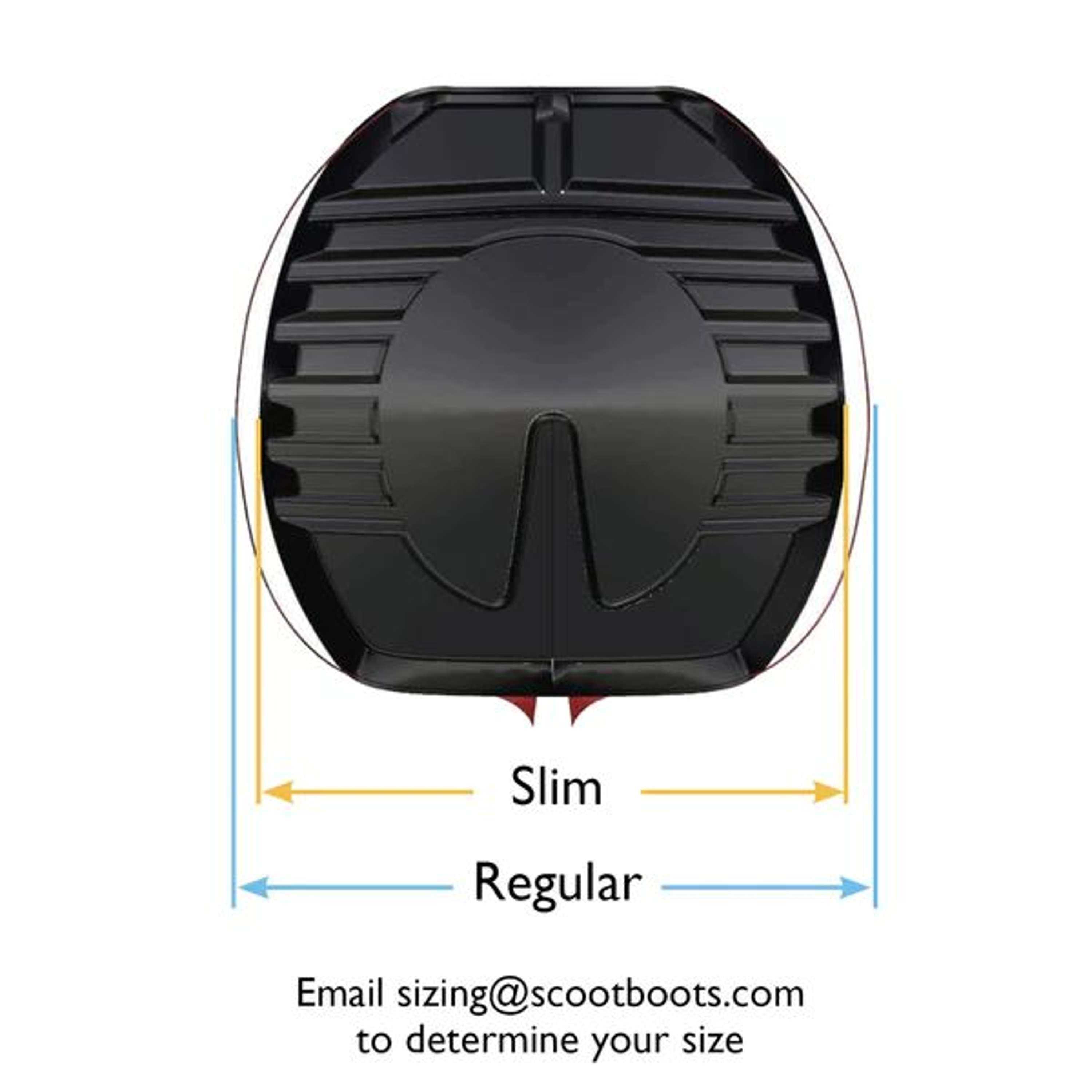 Scoot Boot Hoefschoen Slim Single Zwart