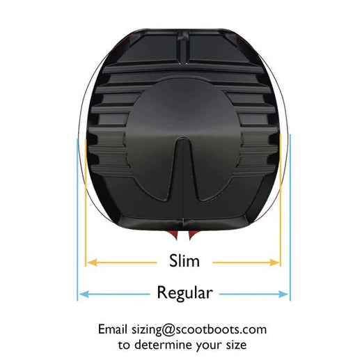 Scoot Boots Hoefschoen Slim Single Zwart