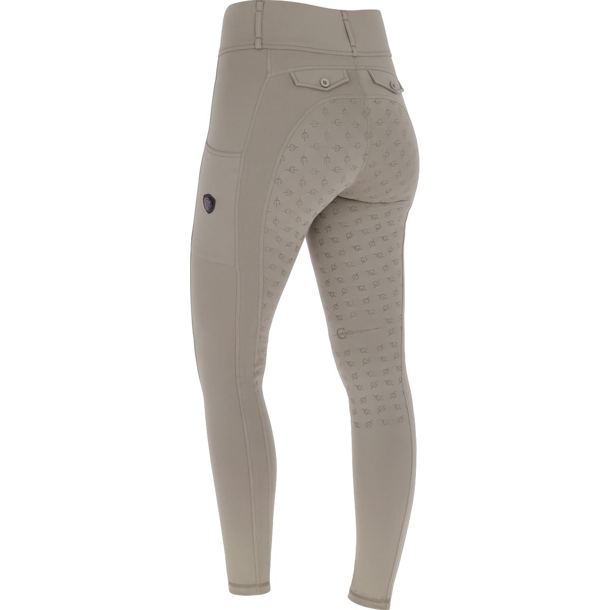 Covalliero Rijlegging AW24 Full Grip Taupe