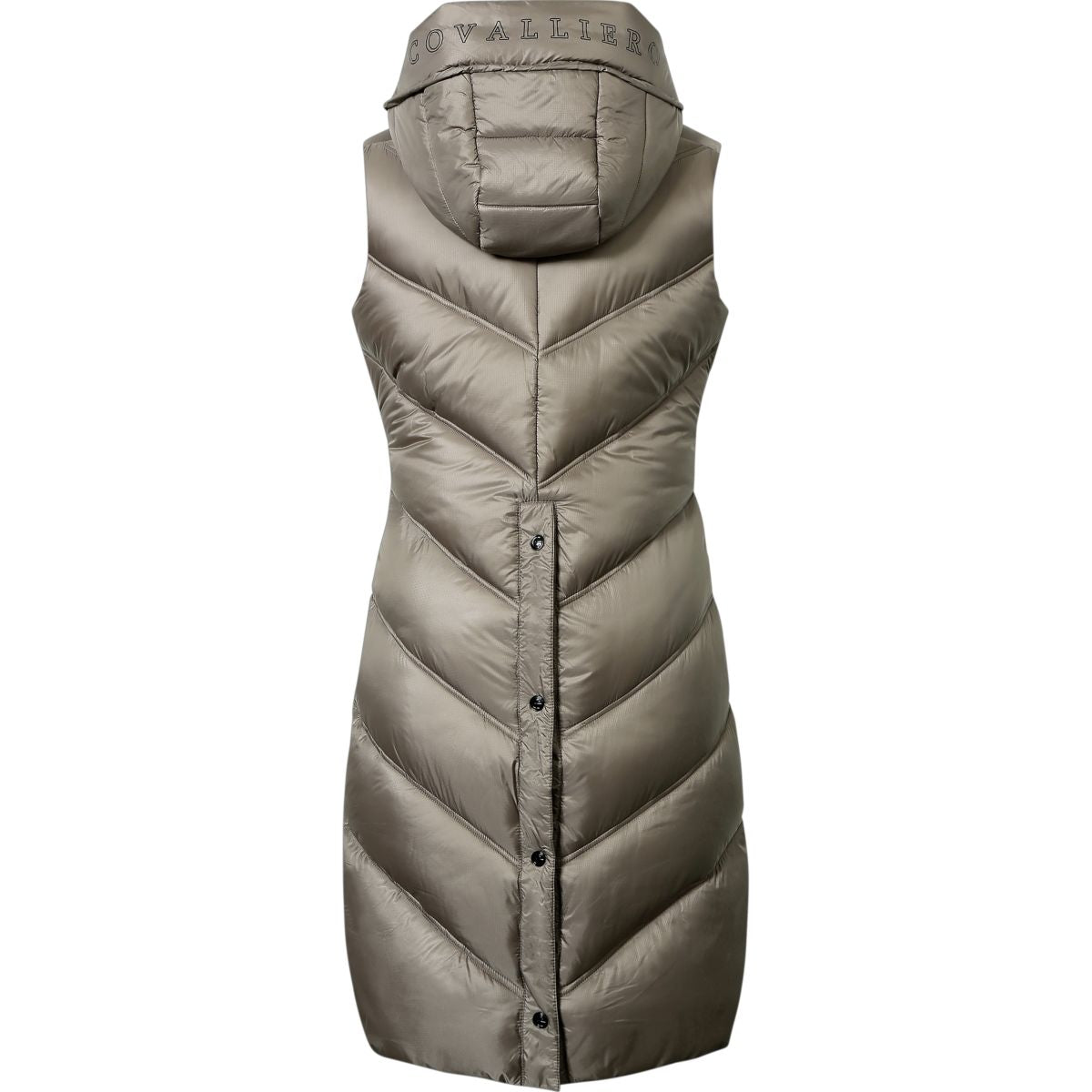 Covalliero Bodywarmer AW24 Lang Taupe