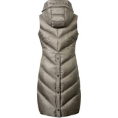 Covalliero Bodywarmer AW24 Lang Taupe