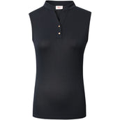 Covalliero Mouwloos Poloshirt Dark Navy