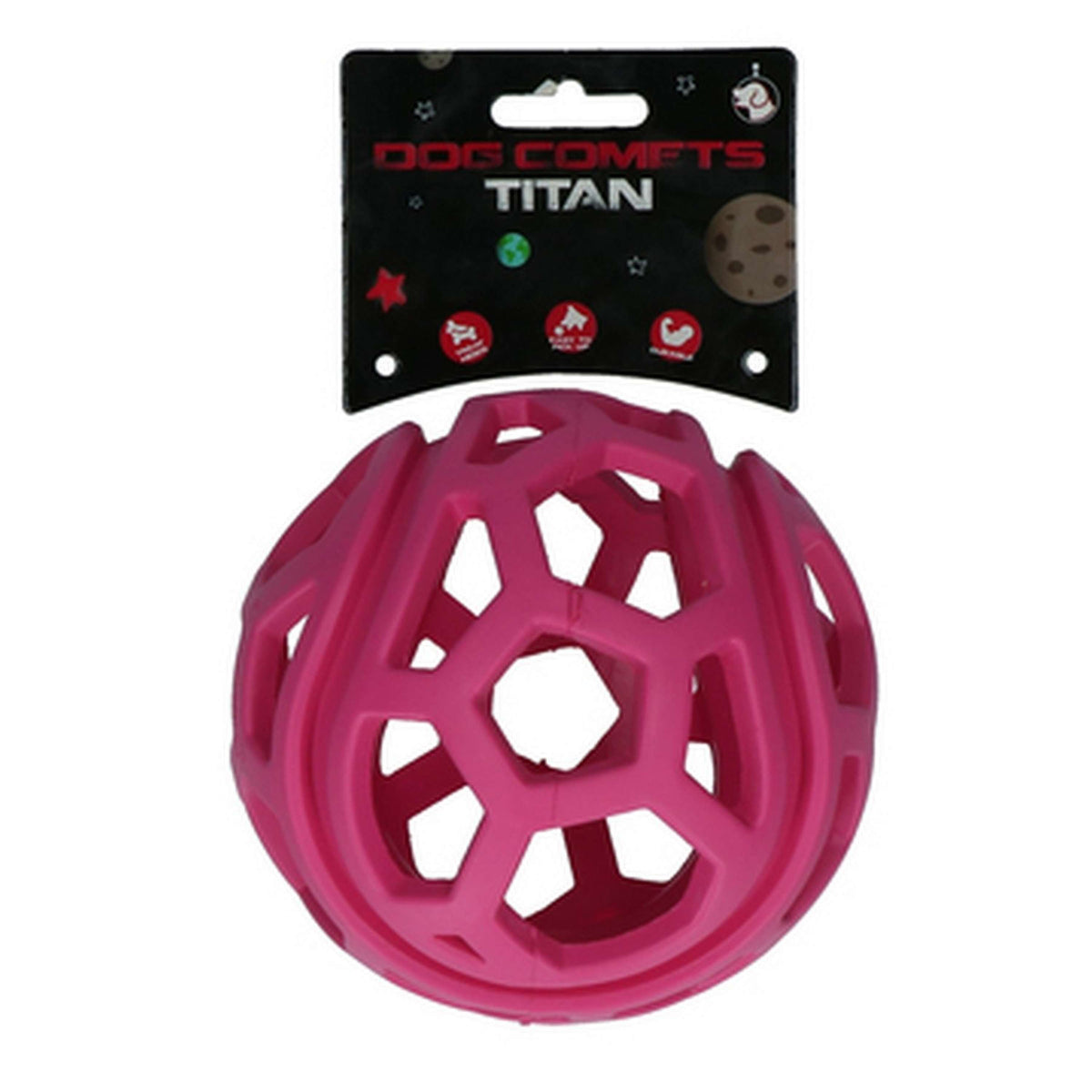 Dog Comets Titan Traktatiebal Roze