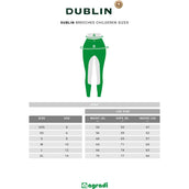 Dublin Rijbroek Kidss Supa Fit Pull On Knee Patch Zwart