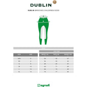 Dublin Rijbroek Kidss Supa Fit Pull On Knee Patch Zwart