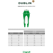 Dublin Rijbroek Supa-Fit Zip Up Knee Patch Jodhpurs Beige