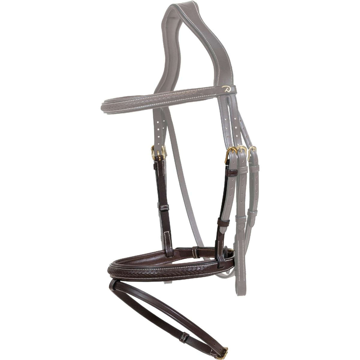 Dyon Neusriem Gewoven Bruin