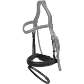 Dyon Neusriem Pull-Back Gevlochten Zwart