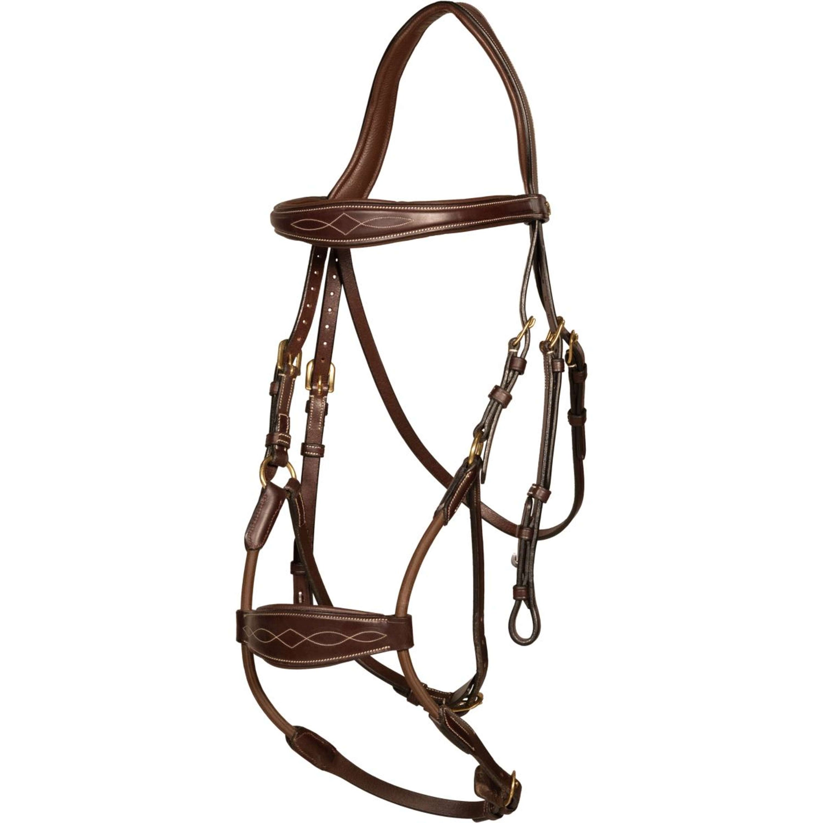 Dyon Hoofdstel Elastic Hybrid Bruin