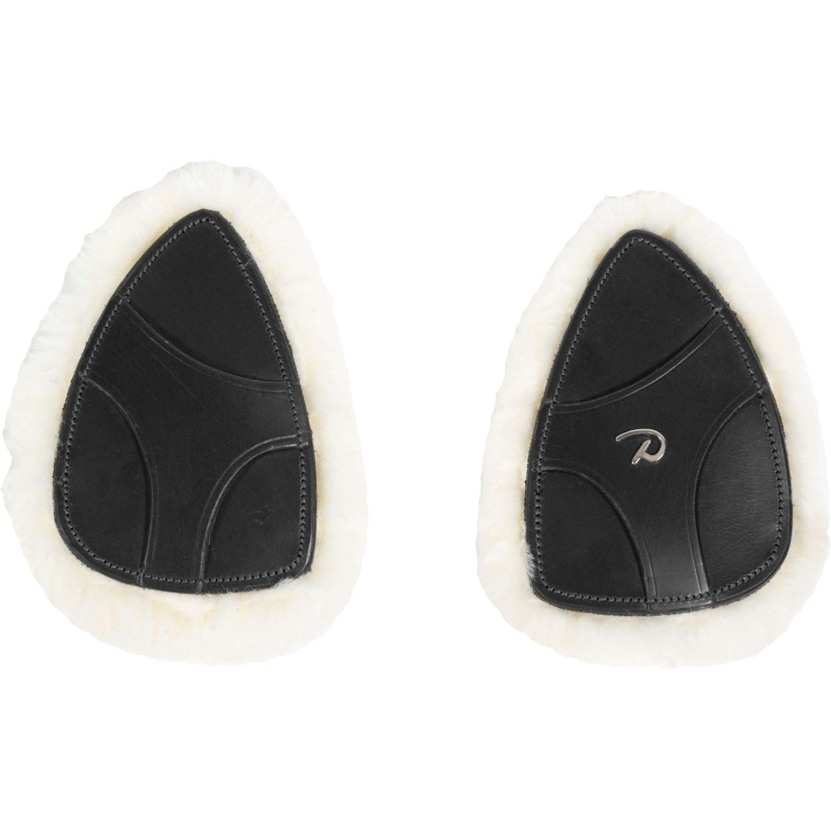 Dyon Borsttuigbescherming 5 points New English Synthetisch Schapenvacht Zwart