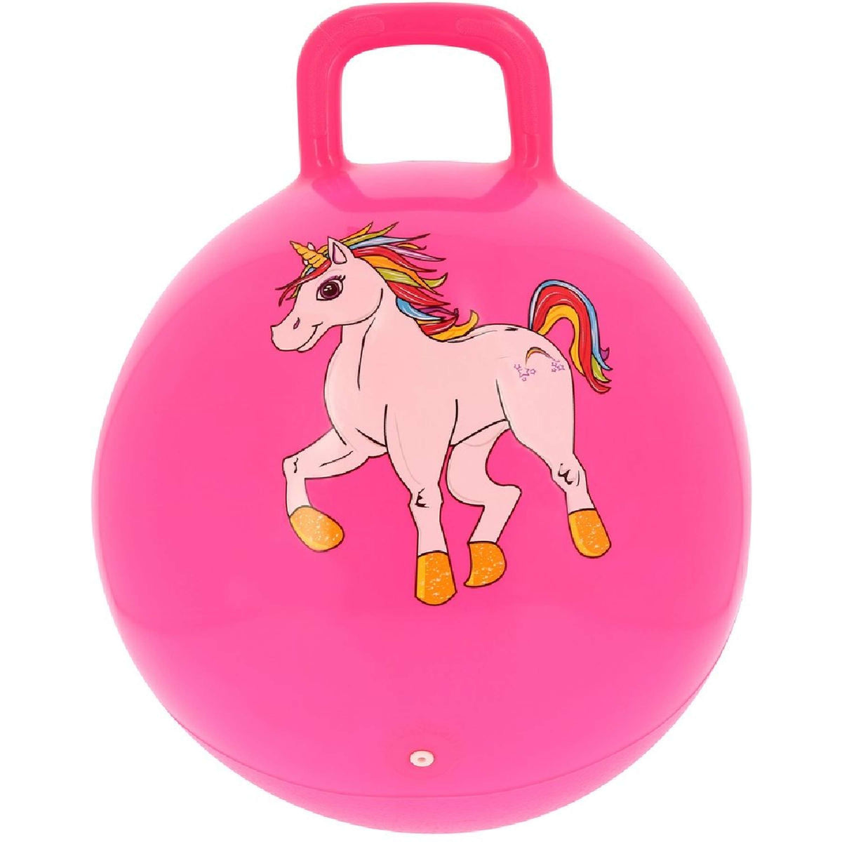 Equi-kids Skippybal Unicorn Neon Roze