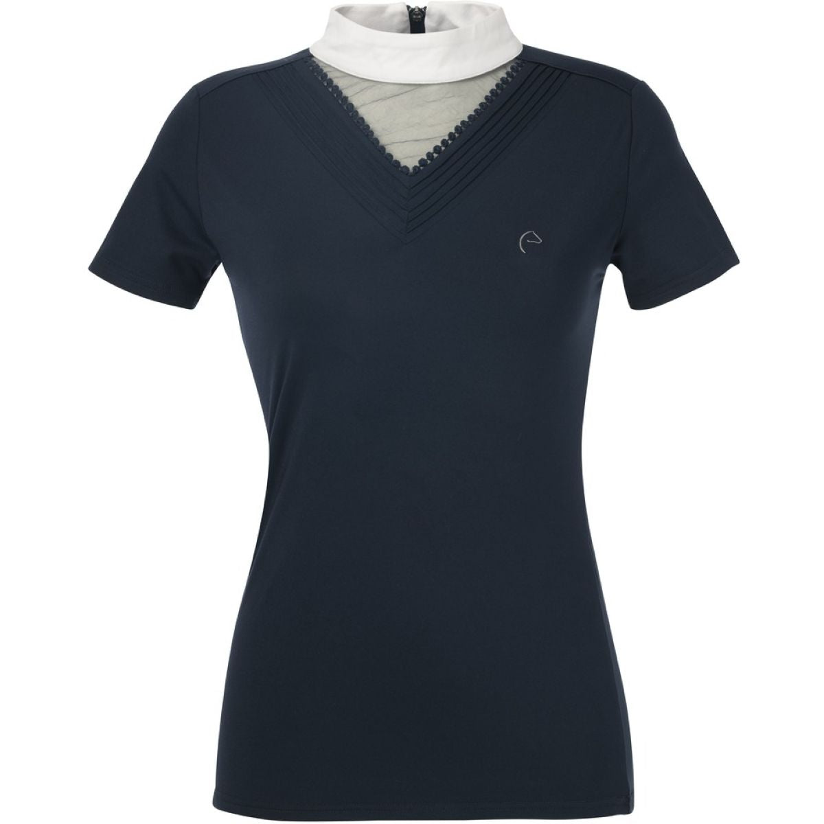 EQUITHÈME Wedstrijdshirt Valence Marineblauw