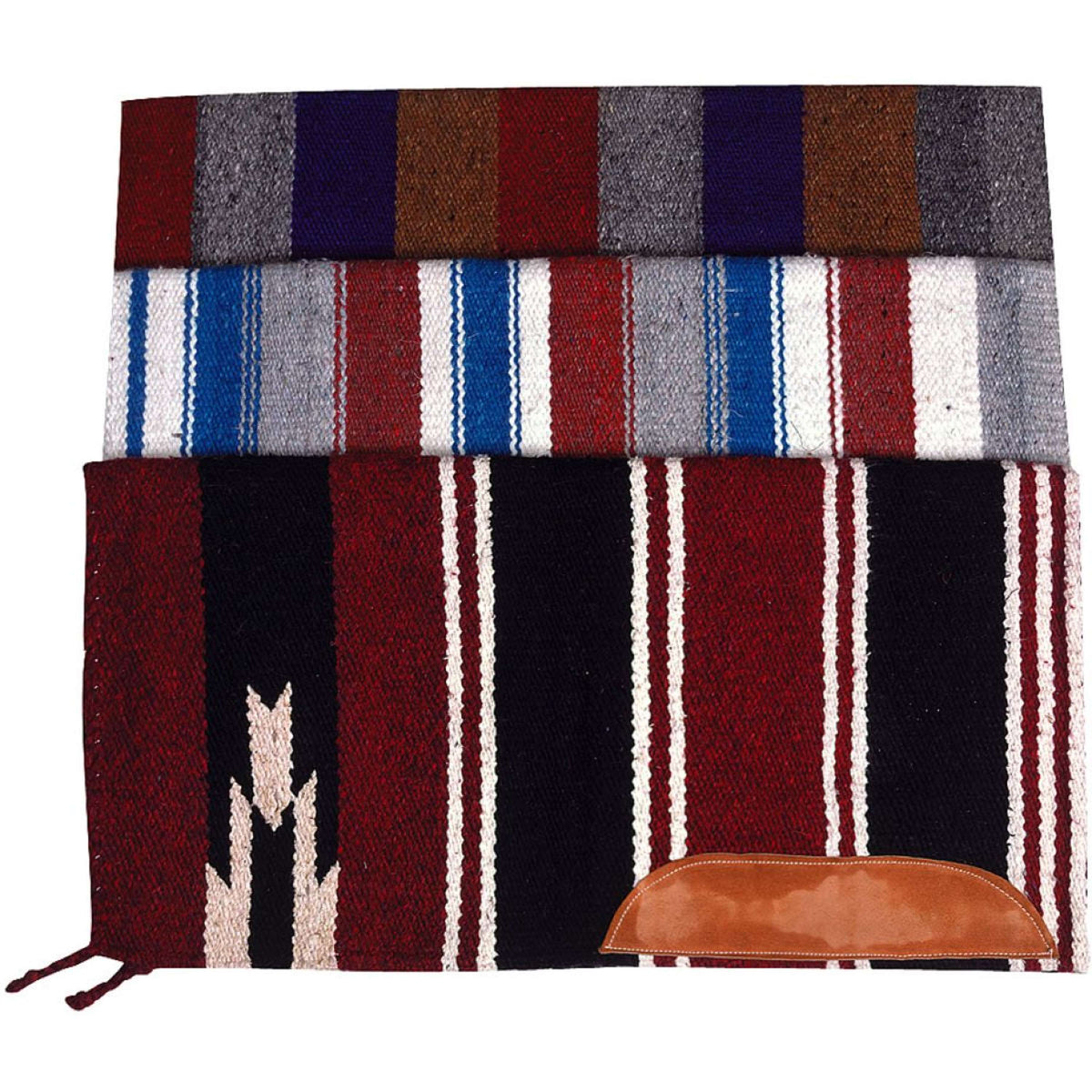 Westride Showblanket Katoen met Leer Verschillende kleuren