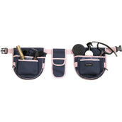 EQUITHÈME Grooming Riem Navy/Roze