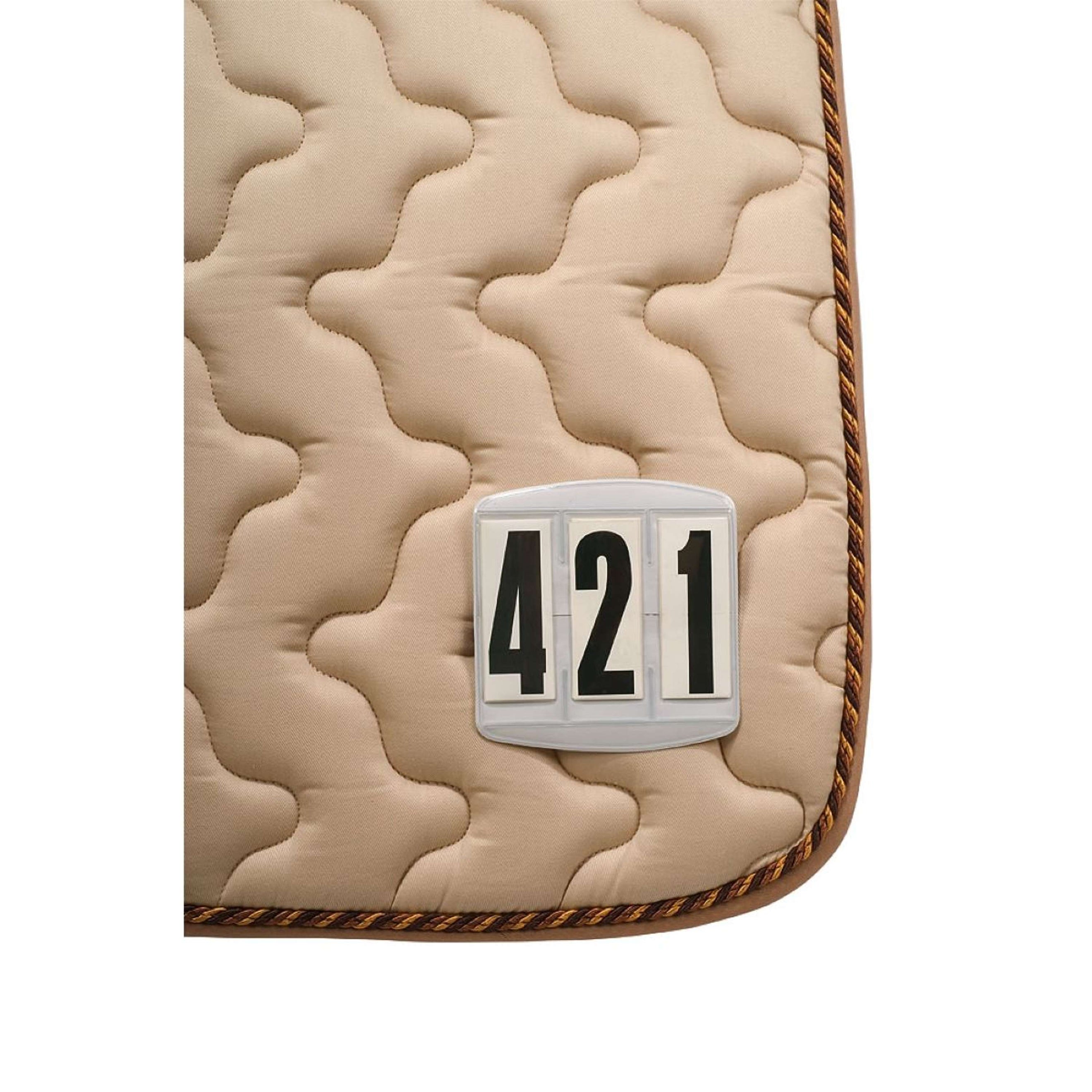 EQUITHÈME Startnummer 3 cijfers met Klittenband EQUITHÈME Startnummer 3 cijfers met Klittenband