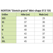 Norton Minichaps Stretch Grain Bruin