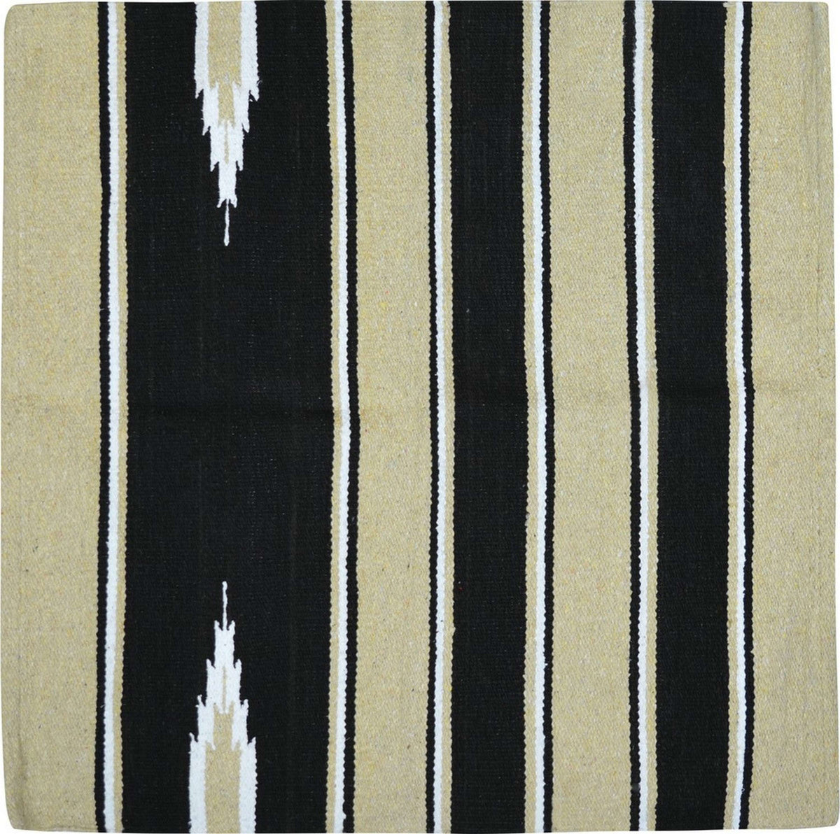 Randol's Navajo Show Blanket Katoen Beige/Zwart/Wit