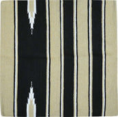 Randol's Navajo Show Blanket Katoen Beige/Zwart/Wit