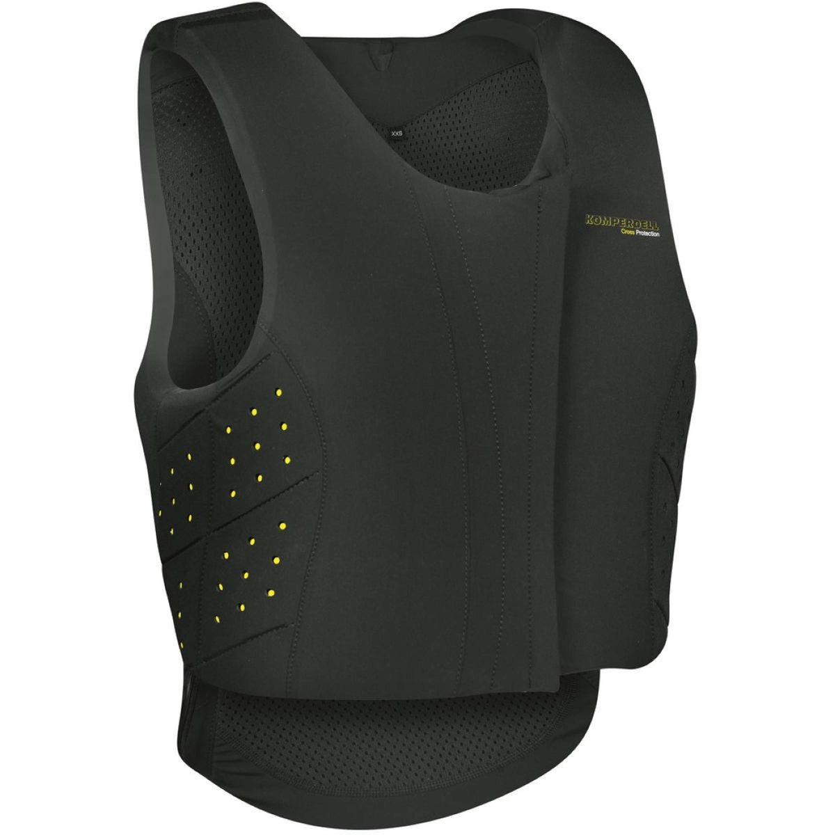 Komperdell Bodyprotector Frontzip Junior Zwart