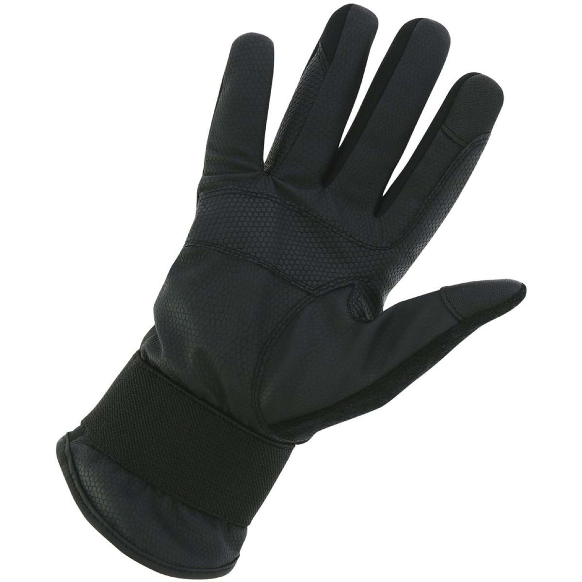 EQUITHÈME Rijhandschoenen Pro Series Vertical Winter Zwart