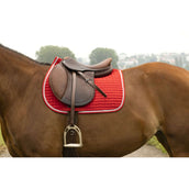 Riding World Zadeldekje Girly Rood