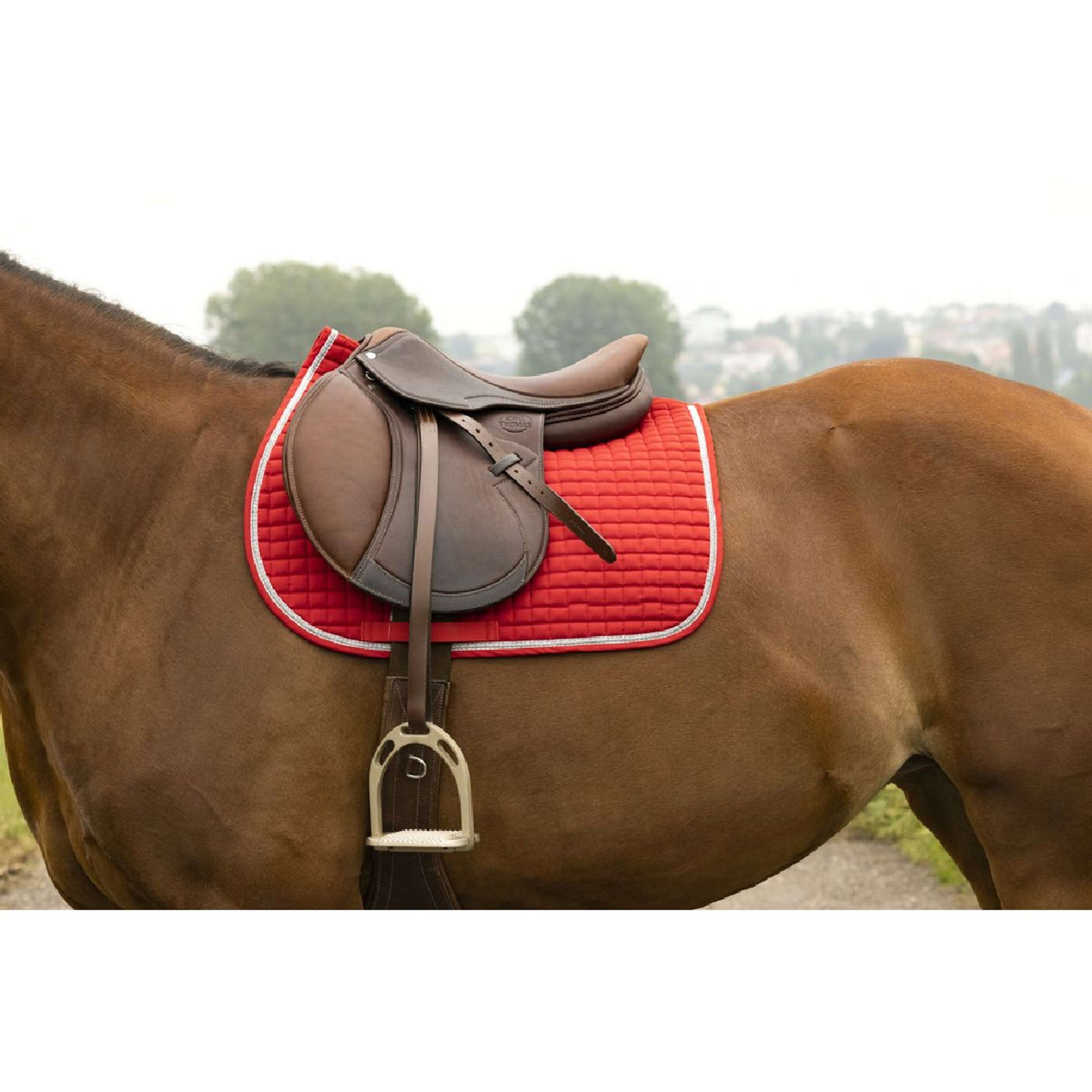 Riding World Zadeldekje Girly Rood Riding World Zadeldekje Girly Rood