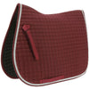 Riding World Zadeldekje Girly Bordeaux